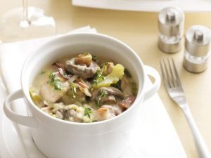 Chicken and leek casserole