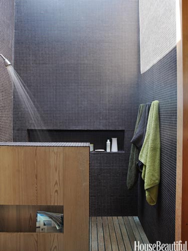 Modern Black Bathroom