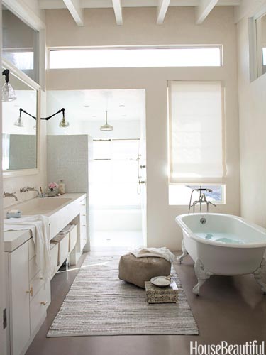 Relaxed White Bathroom