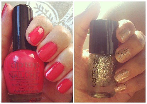 Tip Top and Catrice nail polish