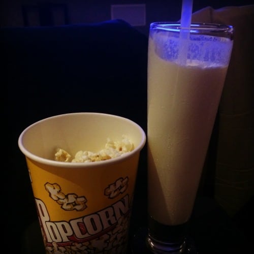 Twelve Apostles Cinema Popcorn and Milkshake