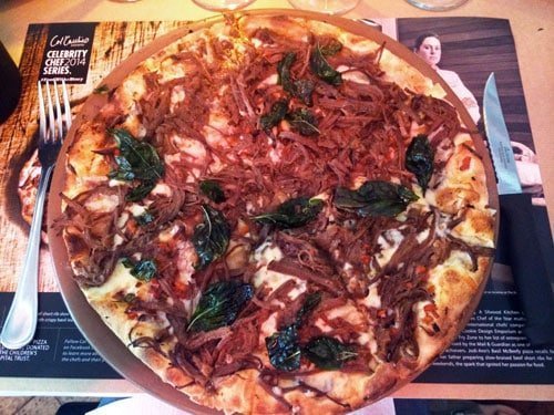 Col'Cacchio Basil-McBeefy Pizza