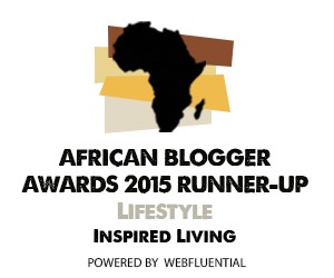 African Blogger Awards 2015 Lifestyle Award Inspired Living SA