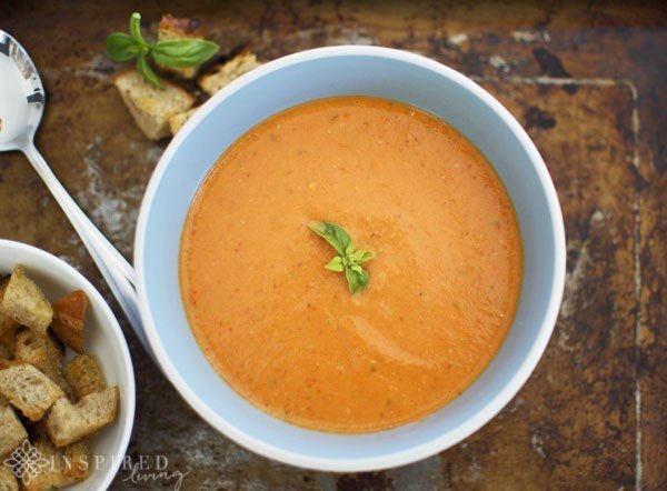 Roasted Tomato and Red Pepper Soup