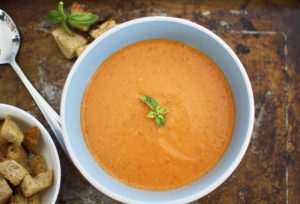 Tomato and red pepper soup