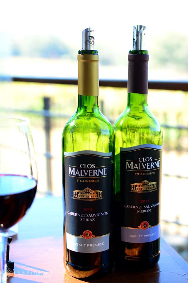 Clos Malverne Restaurant Wine Pairing