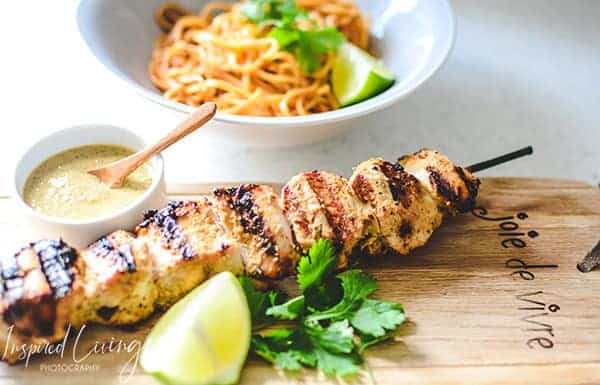 Satay Chicken Skewers