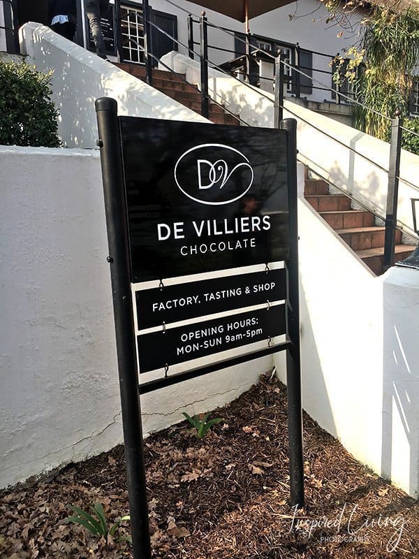 De Villiers Chocolate Tasting