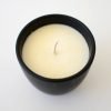 Black Ceramic Candle Medium